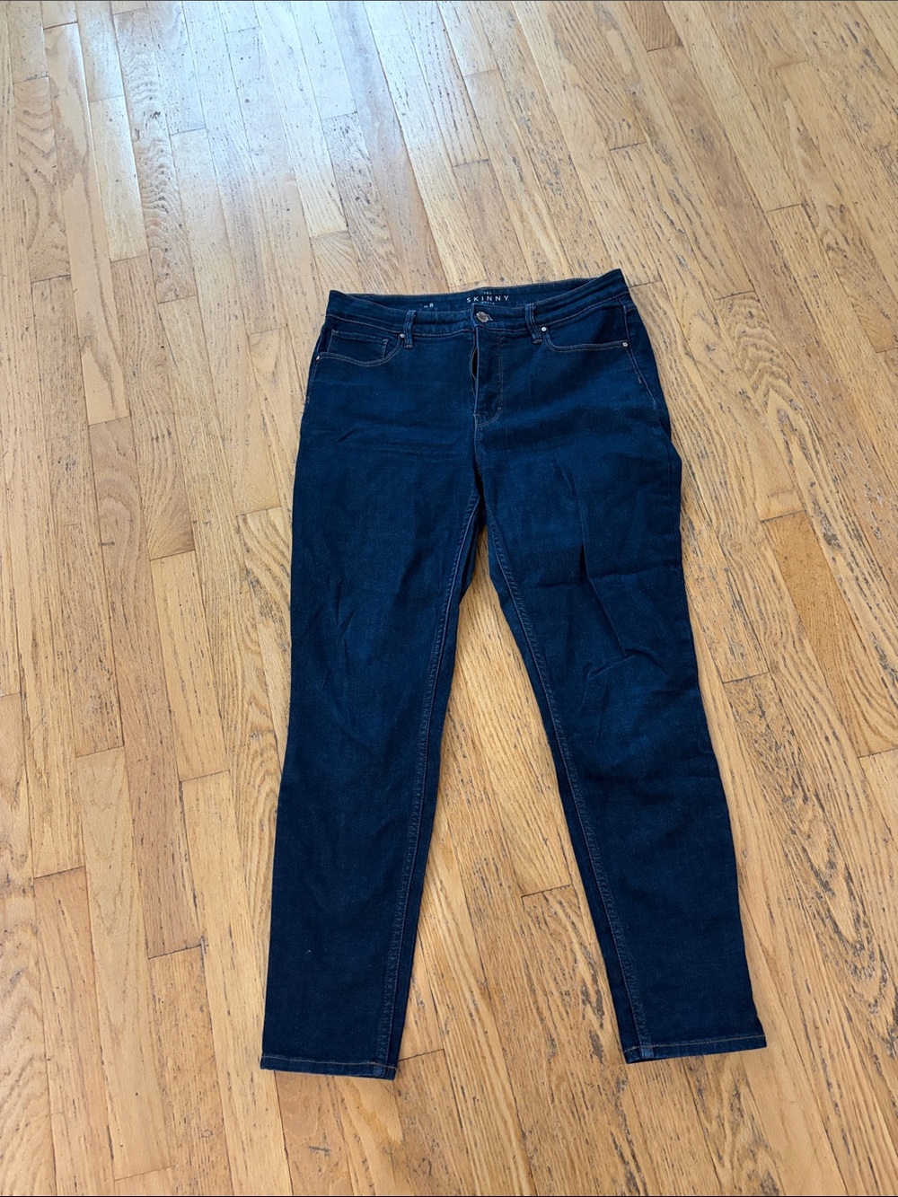 White House Black Market Dark Indigo Skinny Jeans